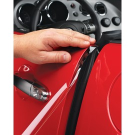 車をキズから守る　ペイントプロテクションフィルム　ドアエッジガード(クリア) 1本