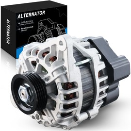 SZKAIDAG Alternator For:-Kia Soul 2010 2011, Spectra Spectra5 2007-2009, For:-Hyundai Elantra 2007-2012, 2.0L 12V 90A 4-Groove Pulley, Replacement OE# 37300-23650, 400-46031, 11311N (ALL-NEW)