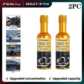 1-3pcs Car Engine Non-Dismantling Cleaner, Car Cleaner, Easy to Clean Exhaust Decarbonization Cleaning Agent, Best Performance Degreaser Motorcycle:_2pc（single bottle 120ml）