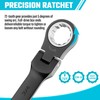 DURATECH 9-Piece Flex-Head Ratcheting Wrench Set, Combination Wrench Set, 72