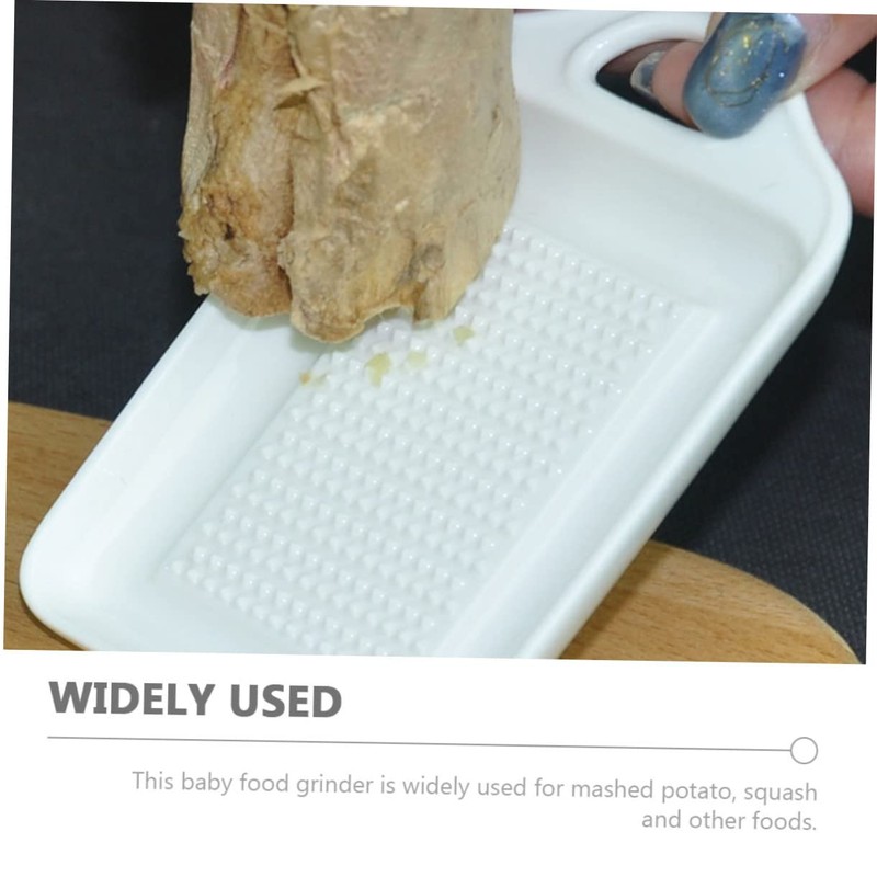 GRIRIW Ergonomic Garlic Ginger Mincer Sturdy Grater Raised Teeth for