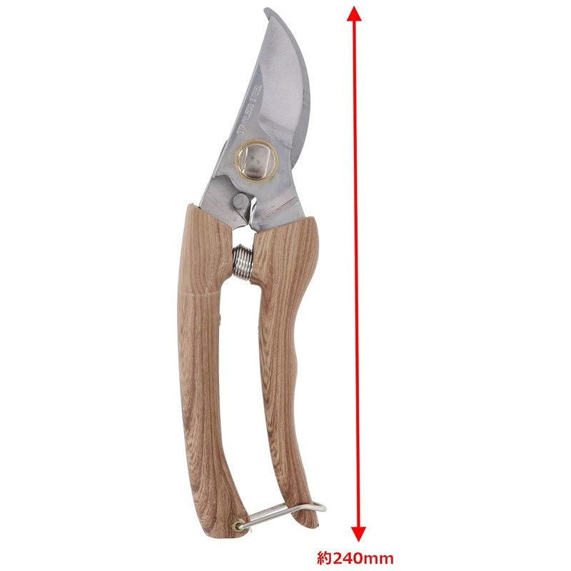 Takagi Woody Taste Stainless Steel Women's Pruning Shears 6.5 in