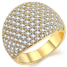 925 sterling silver Shiny fashion ring for women cubic zircon oxide ring women jewelry rings statement. Shiny fashion ring for women cubic zircon oxide ring women jewelry rings statement (US Code 8)