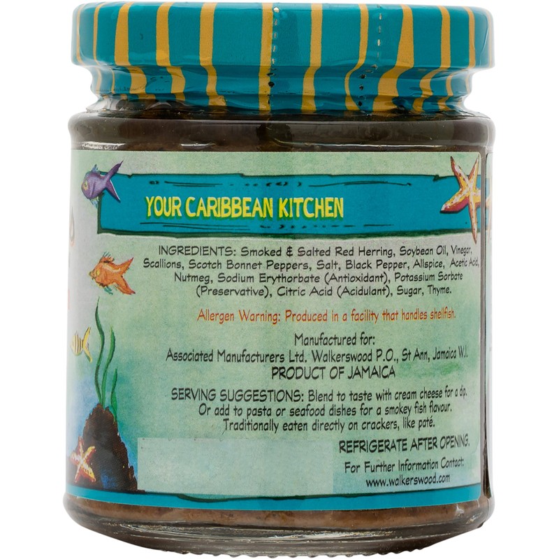 Walkerswood Spicy Jamaican Solomon Gundy Smoked Herring Paste