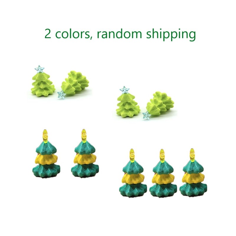 Adam Victor Creative Christmas Tree Eraser- Detachable Erasers- 16 Funny