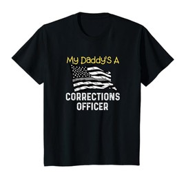 Corrections Officer Shirt Thin Silver Line Boys Girl Toddler T-Shirt