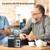 Yewrich AM FM Radio with Best Reception, Portable Battery Operated