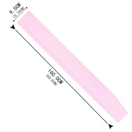 YuZhou 6 PCS Satin Sashes, Graduation Ceremony Sashes University Grad Sash Graduate Satin Sash Fabric Graduation Sash Plain Satin Sashes Plain Pageant Sash for University Bachelor High School (pink)