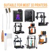 3D Printer Cleaning Filament Clog Tool with Wood Handle,The Must-Have