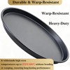 HERMARM 12 Inch Pizza Pan for Oven, 2 Pack Nonstick
