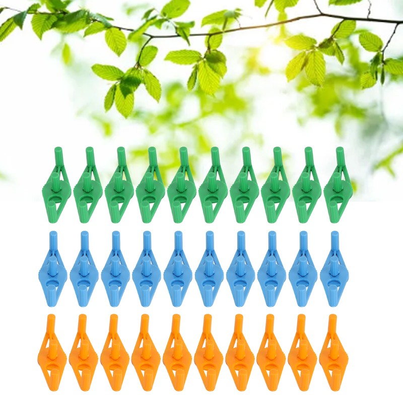 30pcs Low Stress Training Clips Adjustable Reusable Plastic Plant Stem
