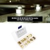 ECSiNG 180PCS Brass Flat Washer Assortment Set 8 Sizes M2