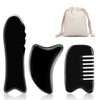 EQLEF Gua Sha Massage Tools, 2 Pieces Horn Gua Sha