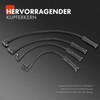Frankberg 4x Ignition Cable Set Ignition Cable Compatible with Logan