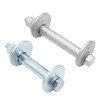 MDEOOSKY 2Pcs Silver Aluminum Hexagon Front Alignment Camber Toe Adjustment