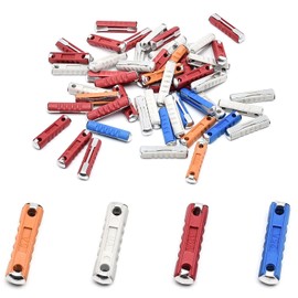 Surf turtle Car Fuse 50PCS Amp European Automotive Fuses Torpedo Bullet Classic Fuses 5A 8A 16A 25A for Classic Cars Old Style, Not Ceramic