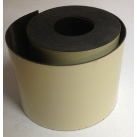 Dry Erase Tan Magnetic Strip Roll 3" x 25' Write on/Wipe off Magnet