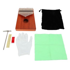 17 Tones Thumb Piano Set 17 Keys Kalimba with Tuning Hammer Mini Finger Musical Instrument