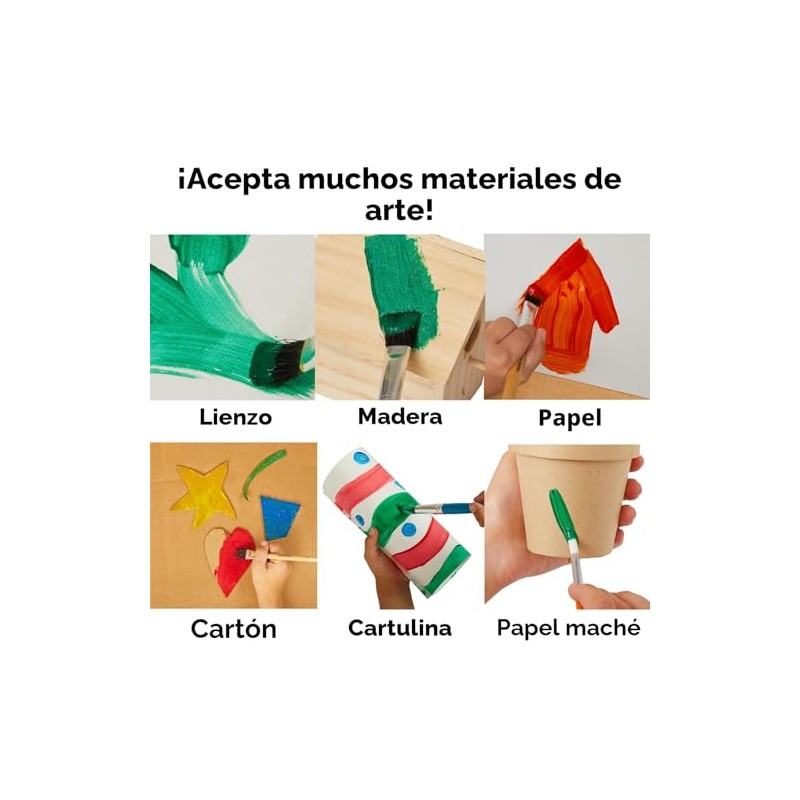 Colorations Pintura de témpera sin parabenos para niños, 1 galón,