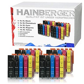 Hainberger 20x XXL Cartridges Compatible with Canon PGI-570 XL + CLI-571 XL for Canon PIXMA MG7700 MG7750 MG5750 MG5751 MG5752 MG5753 MG6850 MG6851 MG6852 MG6853 MG7755 1