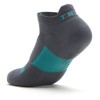 TRAQ Q-FLOW ARCH COMPRESSION SOCKSGREY/TEAL-M