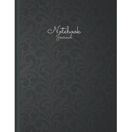 Notebook Journal: Large Notebook Journal / Diary / blank lined pages book | 120 pages | Unisex for men and woman | classy elegant matte soft black cover (8.5 x 11 Large)