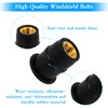 Well Nuts Kit 20PCS M5 Rubber Well Nuts Replacement Windscreen