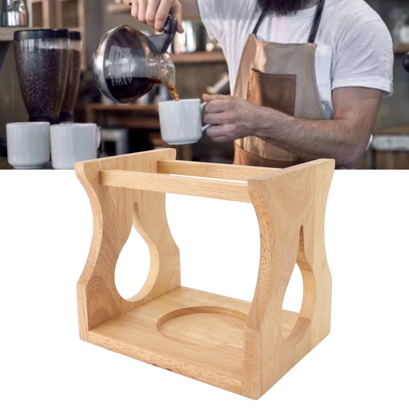 Wood Pour Over Coffee Stand Multifunction Pour Over Coffee Dripper