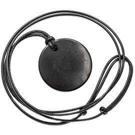 Karelia Shungite Pendant Emf Neutralizer Stone Circle