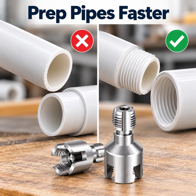 PVC Pipe Threading Tool – Internal & External Pipe Thread
