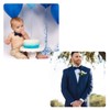 WELROG Classic Tied Bow Tie Kids & Men'Formal Solid Tuxedo