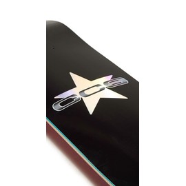 CCS 97 Star Skateboard Deck - Holographic/Black - 8.00"