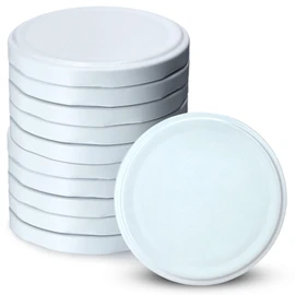 KADAX Set of 10 Screw Lids TO100 for Jars 100 mm - Twist-Off Replacement Lid for 2.5L, 4L & 5L Preserving & Preserving Jars, Airtight & Dishwasher Safe