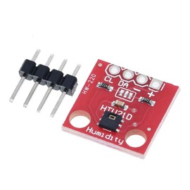 Hailege 2pcs HTU21D Temperature Humidity Sensor Breakout Module I2C IIC 1.5V-3.6V Replaces SHT15 Compatible with SHT20 SHT21