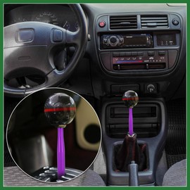 Motoforti 4.72" Car Gear Shift Knob Extender Extension Lever M10X1.5 Purple Long-lasting