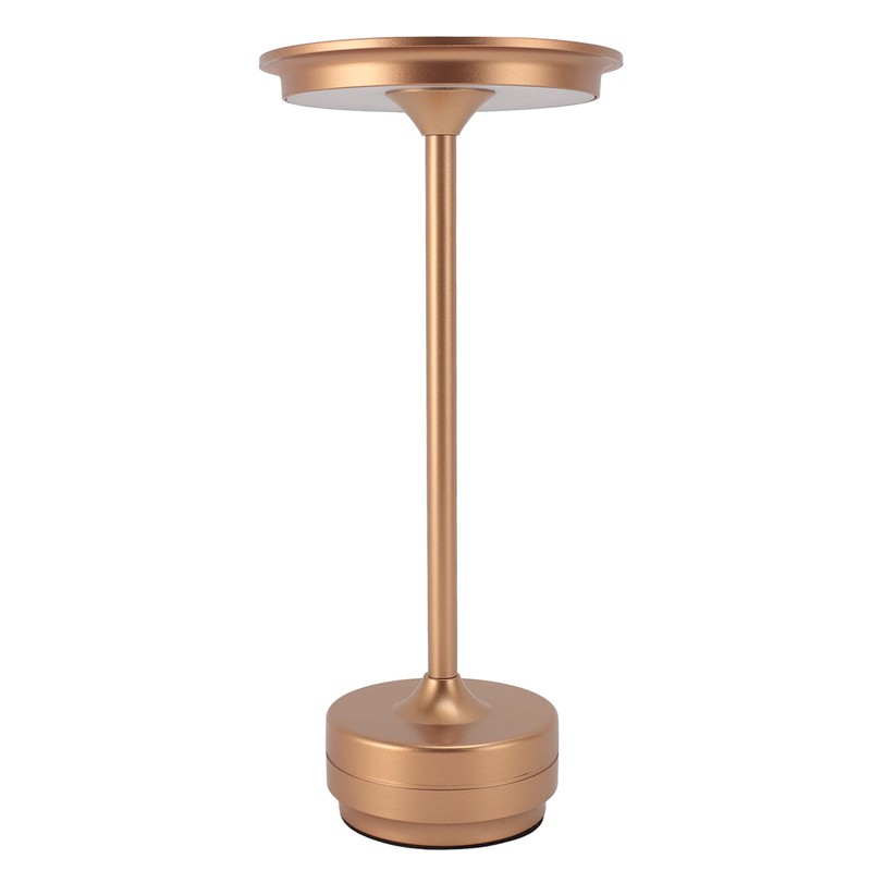 LED Cordless Table Lamp Aluminum Iron 3 Light Source Touch