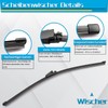 ZOFFI Rear Wiper + Rear Wiper Arm Replacement for VW