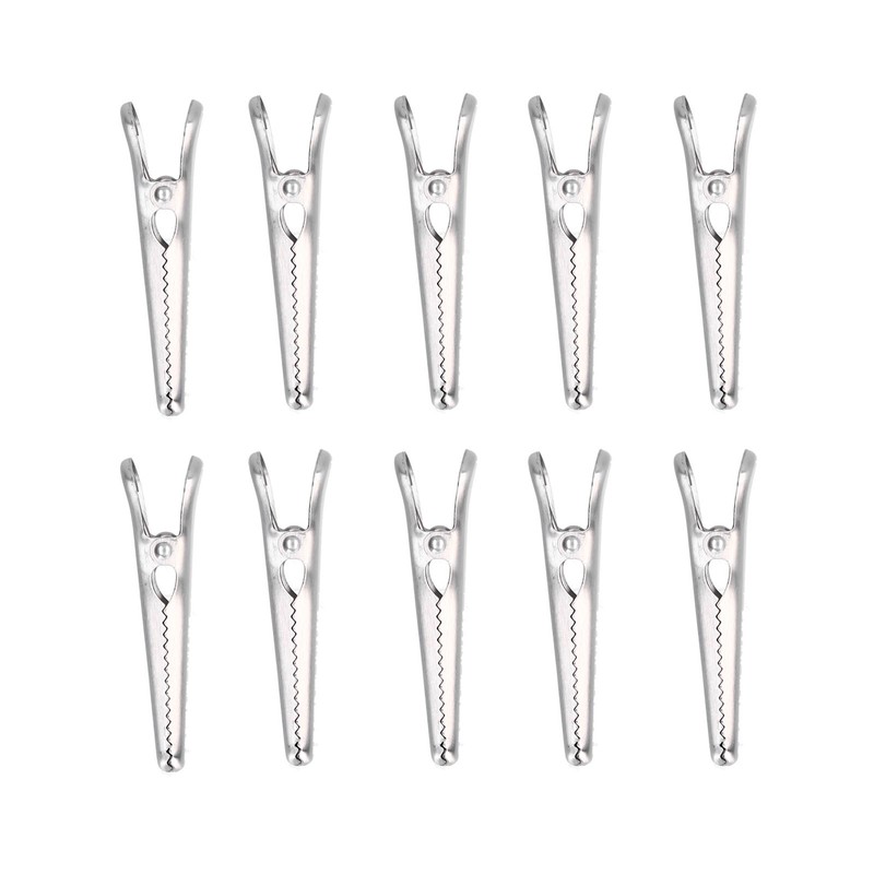 10PCS Stainless Steel Sealing Clip Coffee Bag Sealing Clip Food