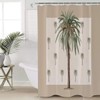 ZOE GARDEN Shower Curtain Set with Hook 72" x 72",
