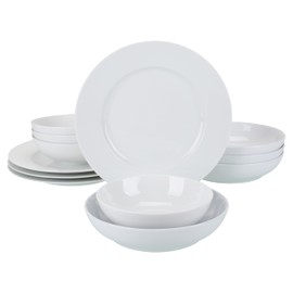 BIA Cordon Bleu 12 Piece Rimmed Dinnerware Set