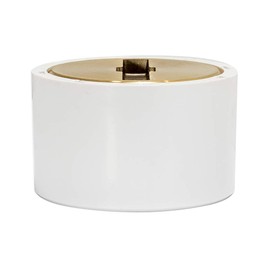 EZ-FLO 15336, White PVC Cleanout with Brass Plug, 3 x 4-Inch, 3 inch x 4 inch