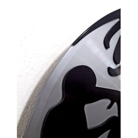 Instant Karma Clocks | Wall Clock | Barber Shop | Hair Salon | Hairdresser Stylist (Black And Silver B4)