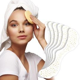 6pcs Freckles Face Stickers, Glitter Freckles Face Tattoo Gold Freckles Temporary Face Tattoos Stardust Speckle Makeup Patch Sparkle Freckles for Women Cosplay Dancing Makeup Accessory