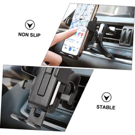 WOONEKY Car Phone Mount Auto Phone Holder Air Vent Clamp Easy One-Hand Removal