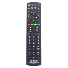 Nettech NettechPANASONICNEW N2QAYB000221 Remote Control Compatible with All Panasonic Models, Black