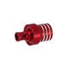 Fuel Cap with Bleed Valve Red/Chrome - for Simson S50,
