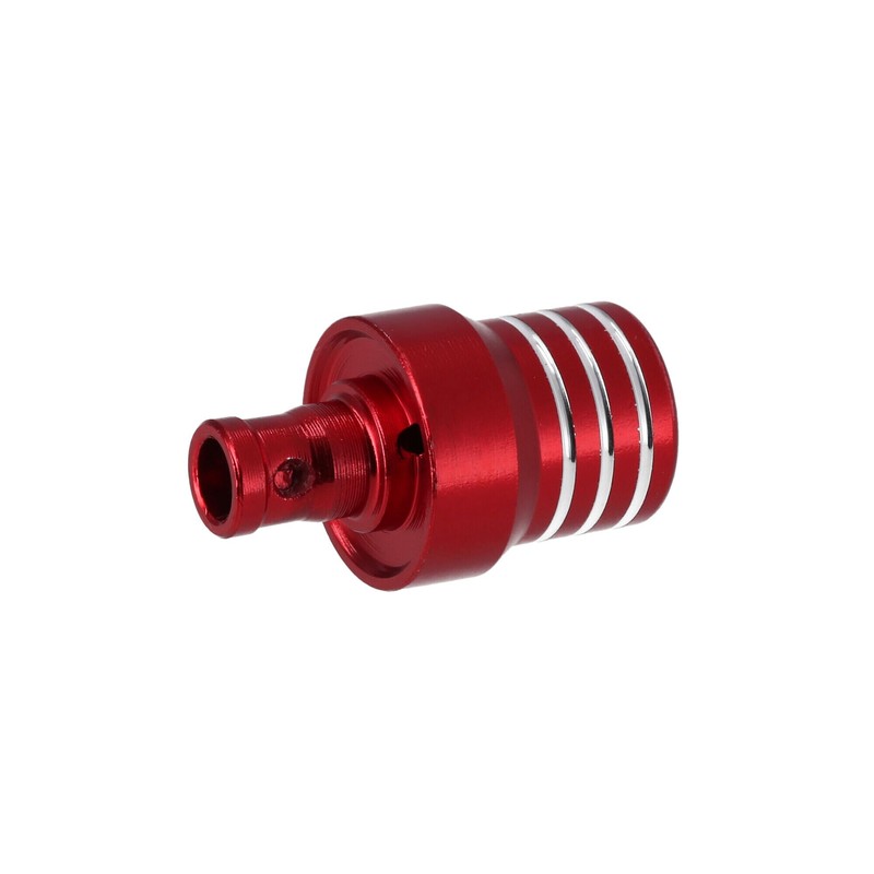 Fuel Cap with Bleed Valve Red/Chrome - for Simson S50,