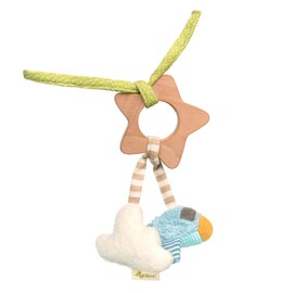 SIGIKID 39359 Pendant Star Green Girls and Boys Baby Toy Recommended from Birth Multi-Coloured