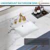 16 Inch Undermount Bathroom Sink Small Rectangle Undermount Sink White