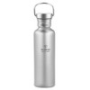 TOMSHOO 550ml Full Titanium Water Bottle with Extra Plastic Lid